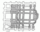 Десятинная церковь. План-реконструкция Г.Ф.Корзухиной