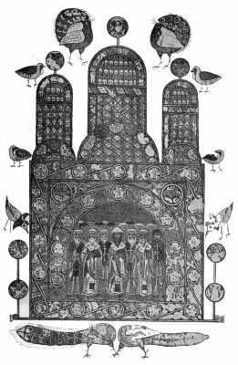 Изображение церкви в Изборнике Святослава 1073 г.