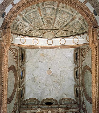 4. Свод хора церкви Санта  Мария  делла Грацие в Милане. После 1492 г. Фото Ф. Танази.