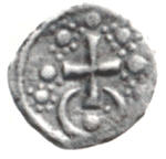Крест с полумесяцем на византийских монетах