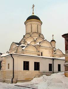 Собор Рождественского монастыря в Москве.